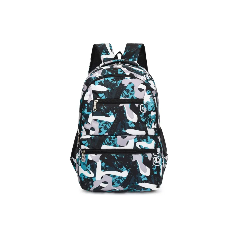 BAODIDAISHU Oxford Backpack Laptop Bag Backpack Unisex Black/Orange/Green/Blue-9