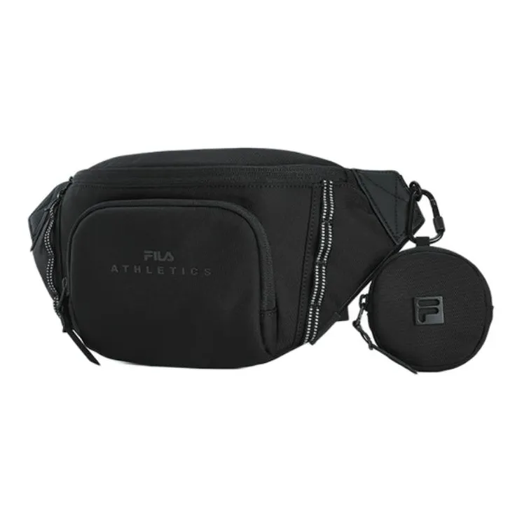 FILA Fabric Crossbody Bags Sling Bags Extra Small Men's Pitch Black-2