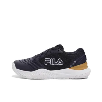 FILA Durable Breathable Low Top Tennis Shoes Unisex Black White