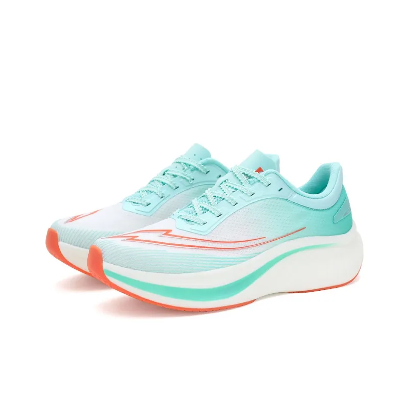 SOONFLY Running Shoes Unisex Low Top Green/Orange/White-2