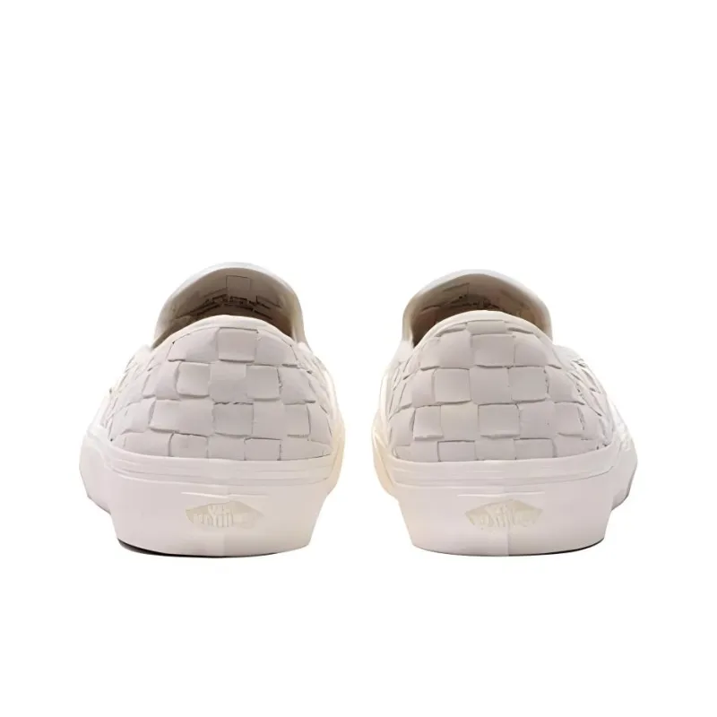 Vans Leather Weave Slip On VR3 Sf 'Marshmallow'-4