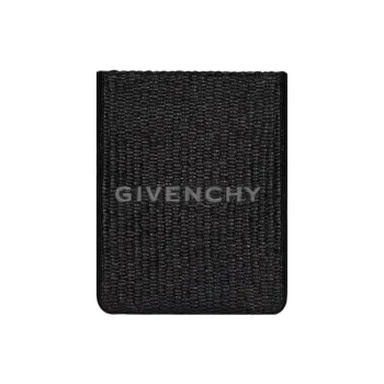 GIVENCHY Cotton And Polyamide Blend Cell Phone Pouch Men's Black