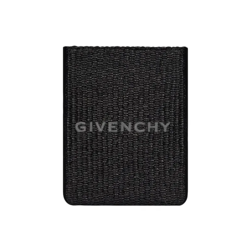 Givenchy Cotton With Polyamide Cell Phone Pouch Men's Black-0