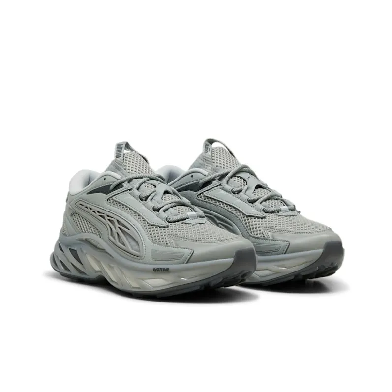 PUMA Exotec Nitro Base Anti Slip Wear Resistant Low Top Casual Running Shoes Unisex Gray-3