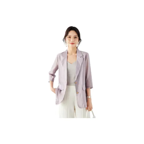 TERRE BLEUE Business Suits Women's Purple