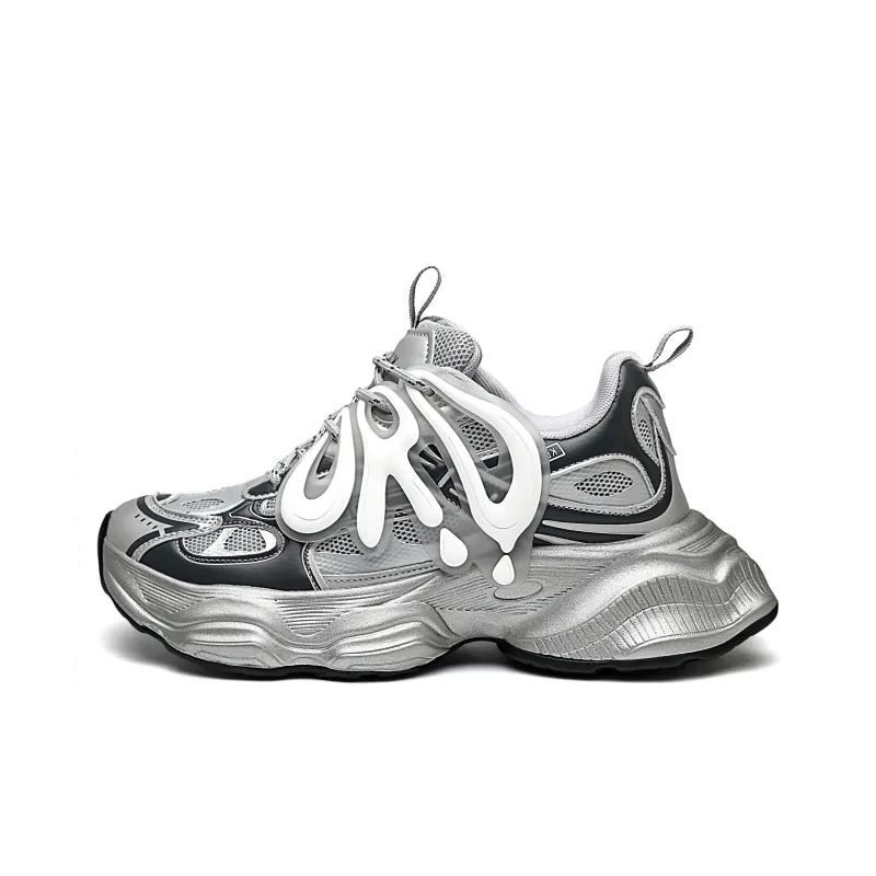 ORD Casual Shoes Unisex Low Top Silver-0