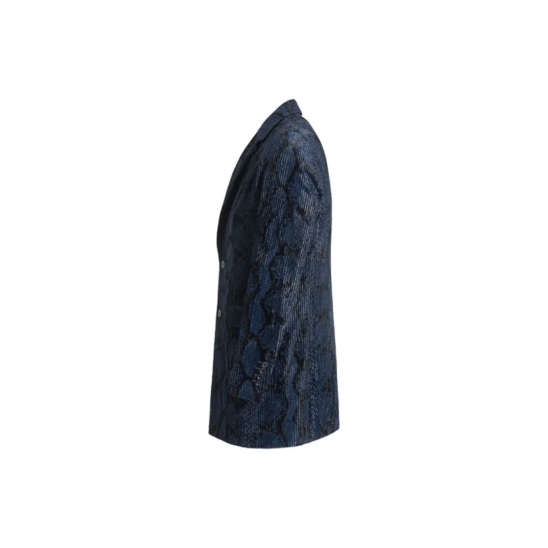 RARE Coats Men Blue-1