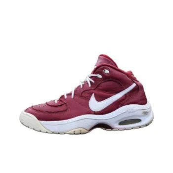 Nike Cushioning Anti-Slip And Wear-Resistant High-Top Vintage Basketball Shoes Men's Russet