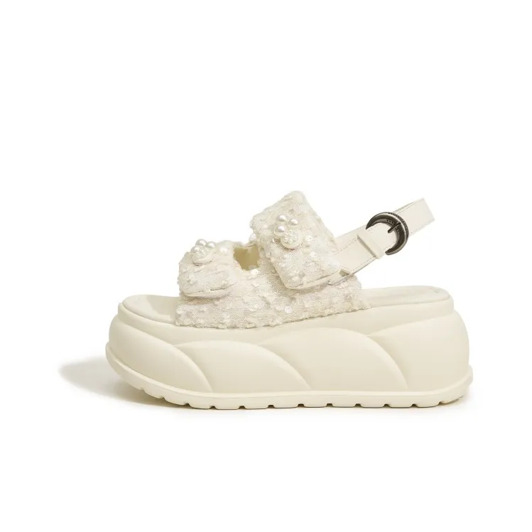 Milan Love Song Roman Sandals 7.5cm Women's-10
