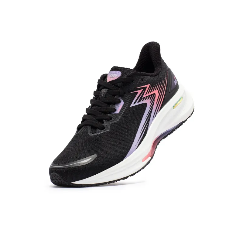 361° Titan CQT Cushioned Wear Resistant Coverage Low Top Casual Running Shoes Women's Black-3