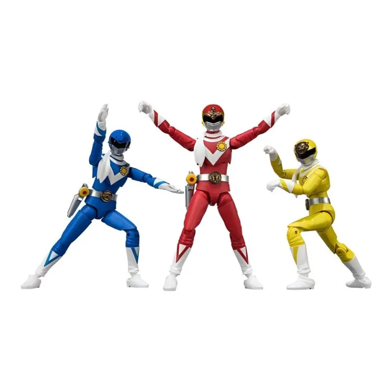 BANDAI Palm Power SHODO Edible SHODO SUPER Sun Team Sun Vulcan Action Figures 10cm-1