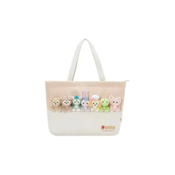 Disney Fabric Tote Canvas Bag Shoulder Bag Regular Women's Pink