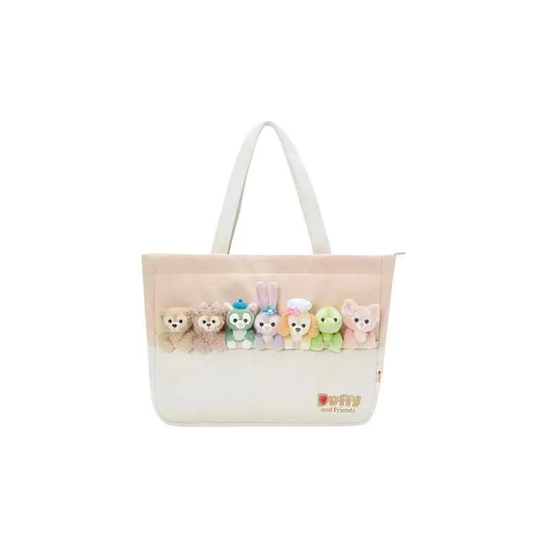 Disney Fabric Tote Canvas Bag Shoulder Bag Regular Women's Pink-0