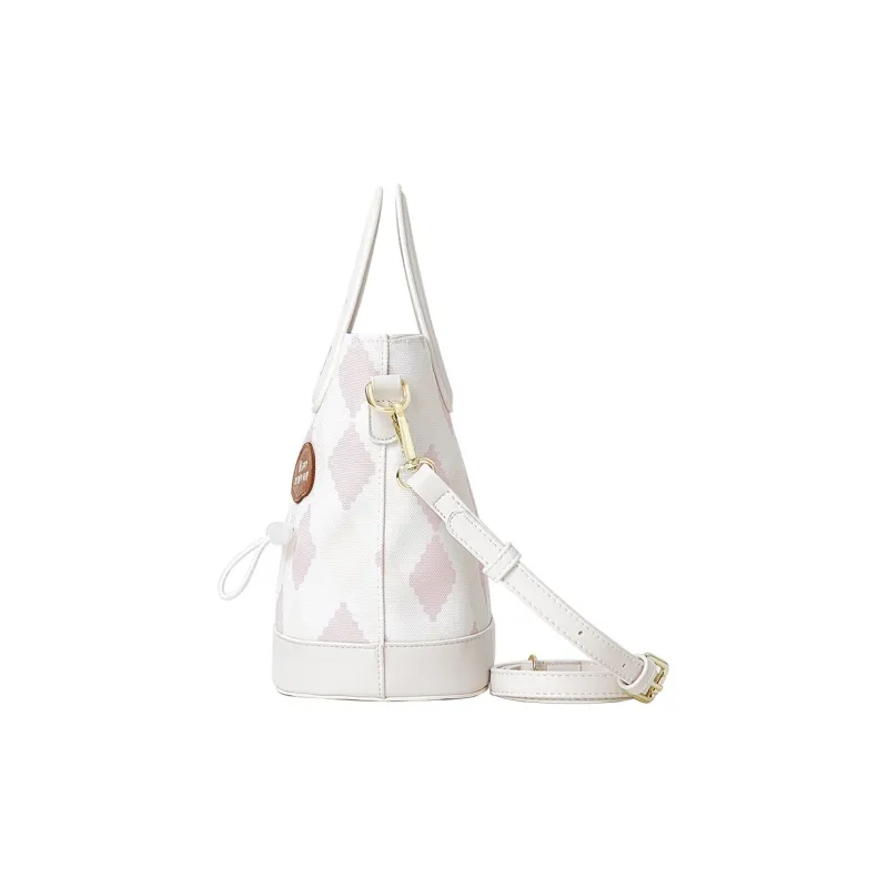 Miffy Synthetic Leather Shoulder Bag Crossbody Bag Handbag Women's White/Brown-3