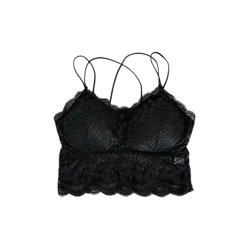 Flowers In Water Bra Women's Black