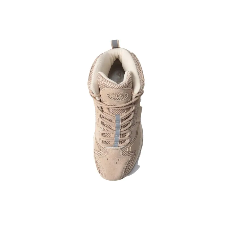 FILA Ranger Boot Slip Resistant High Top Casual Shoes Men's Beige-3