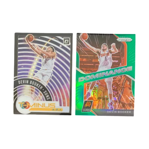 PANINI 2021 OP Sun Devin Booker PRIZM Parallel+2021 PRIZM Parallel Player Card Pass Sports Cards 2 Pcs