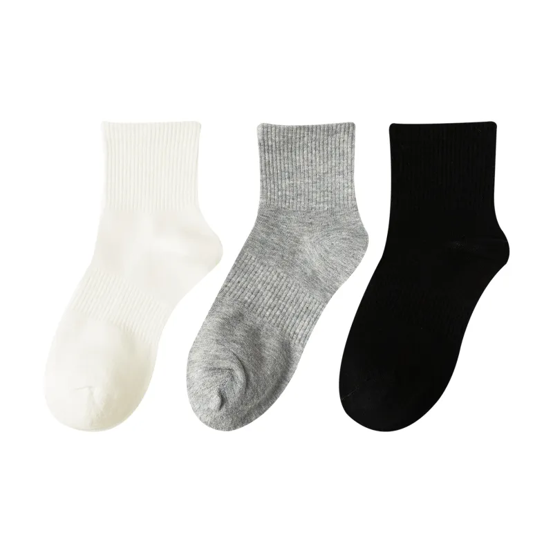 XXLLG Mid Calf Socks Unisex 3 Pack-7