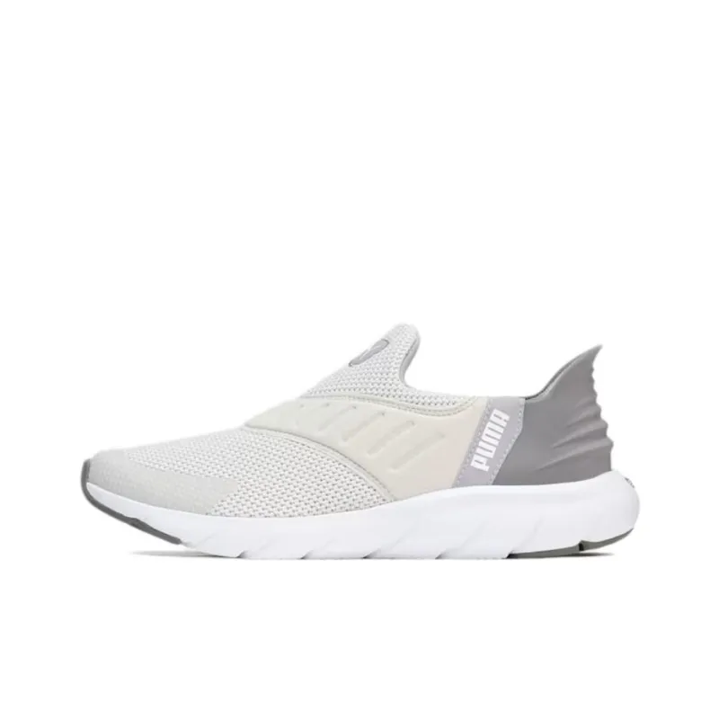 PUMA Softride Flex Ease In Anti Slip Wear Resistant Low Top Casual Shoes Unisex Gray-0