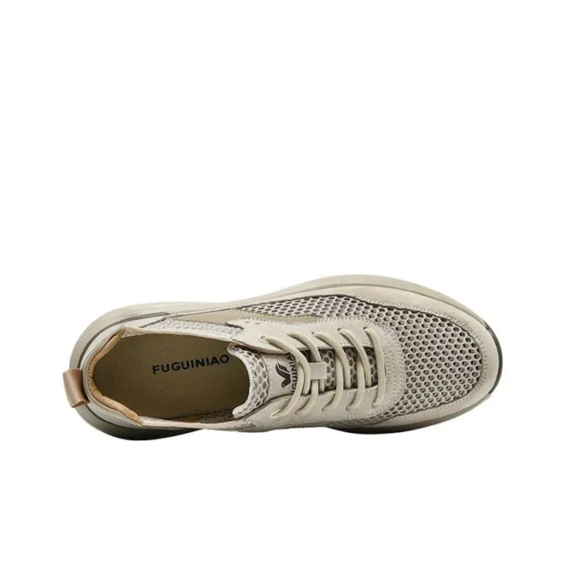 Rich Birds Height Increasing Breathable Slip-Resistant Low-Top Casual Shoes Men's-5