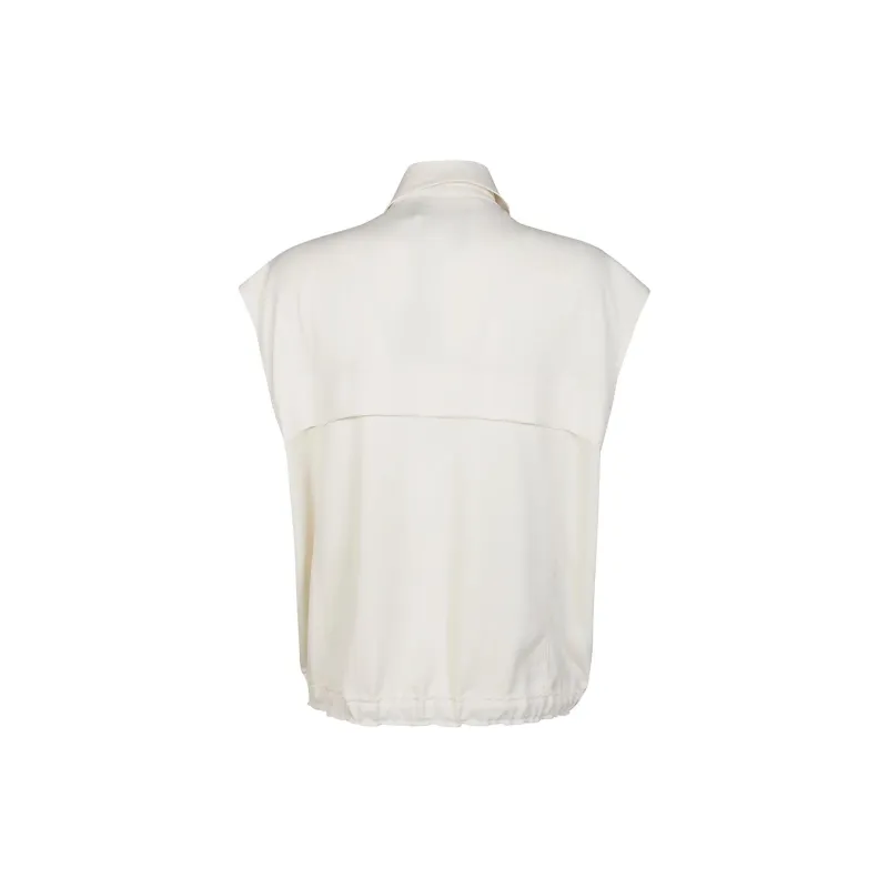 PINKO Sleeveless Satin Vest-1