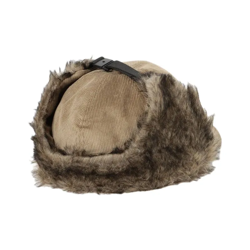 Beams Cotton Trapper Hats Men's Umber-2