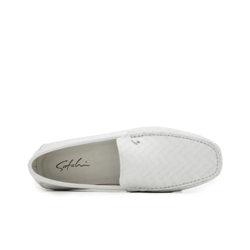 Satchi Loafers Men White-3