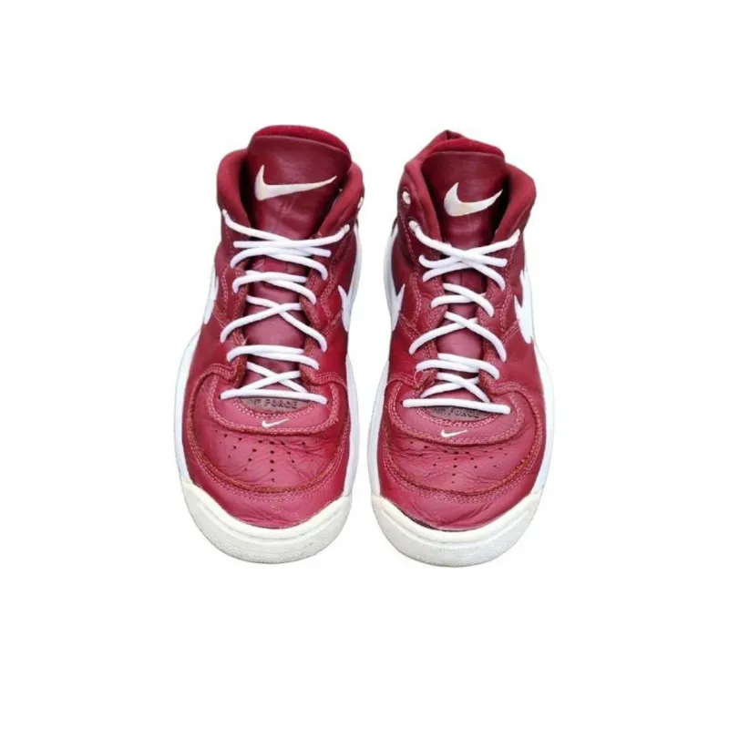 Nike Cushioning Anti-Slip And Wear-Resistant High-Top Vintage Basketball Shoes Men's Russet-2