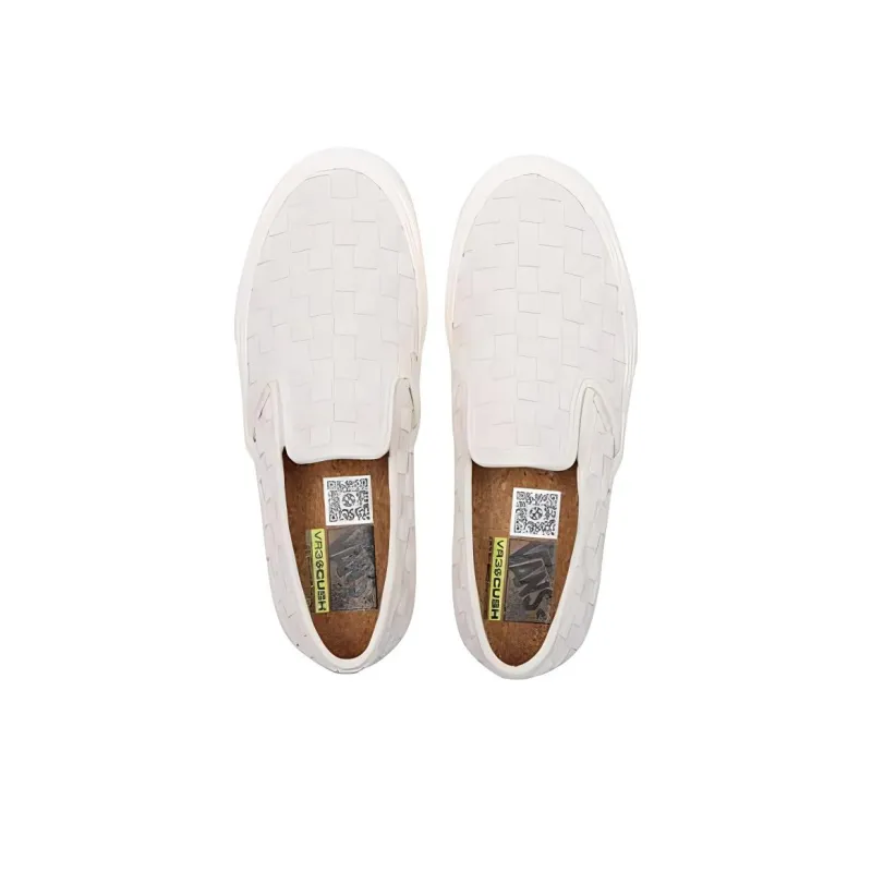 Vans Leather Weave Slip On VR3 Sf 'Marshmallow'-3