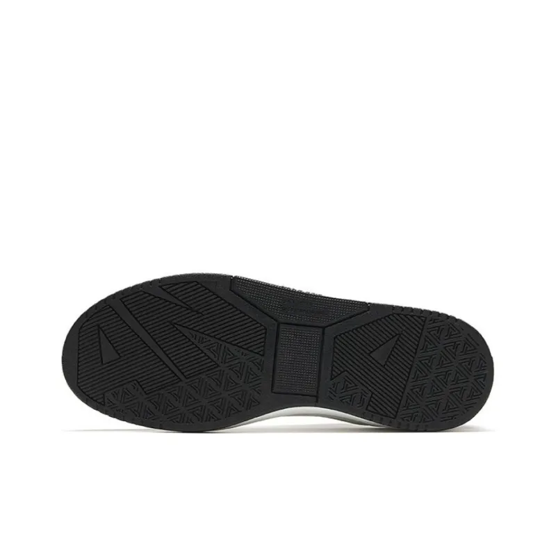 Anta BASIC BASIC Slip Resistant Cushioning Wear Resistant Low Top Skateboard Shoes Men's White Black-4