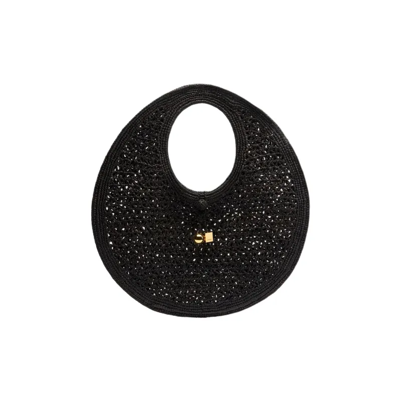 Jacquemus Le Rond Spiaggia Raffia Shoulder Bag-0