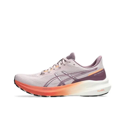 Asics GT-1000 13 Running Shoes Unisex Low-Top Purple Gray