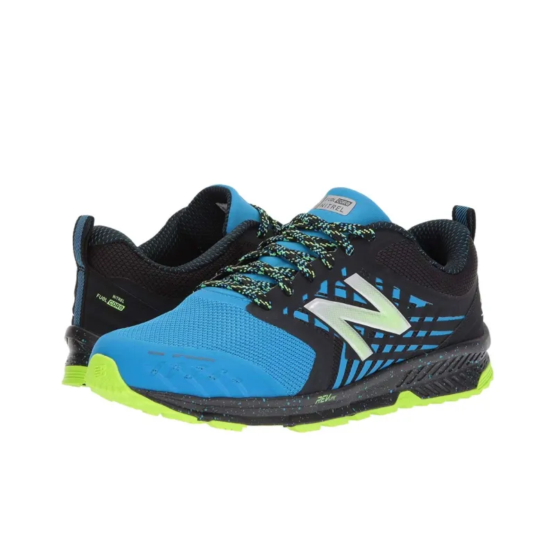 New Balance NB FuelCore Casual Shoes Men Low Top Blue/Black/Green/Silver-2