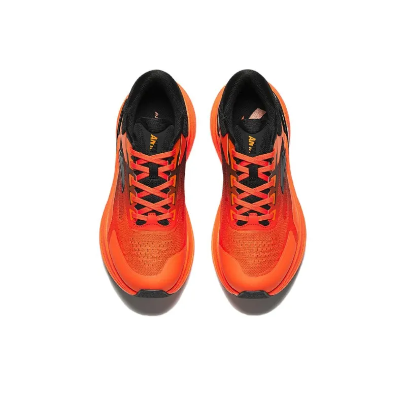 Anta Noble Journey 2nd Generation Cushioning Low-Top Running Shoes Men's Orange Black-2