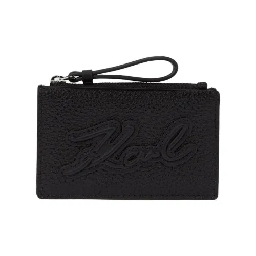 KARL LAGERFELD Recycled Polyurethane Wallet Women's Black