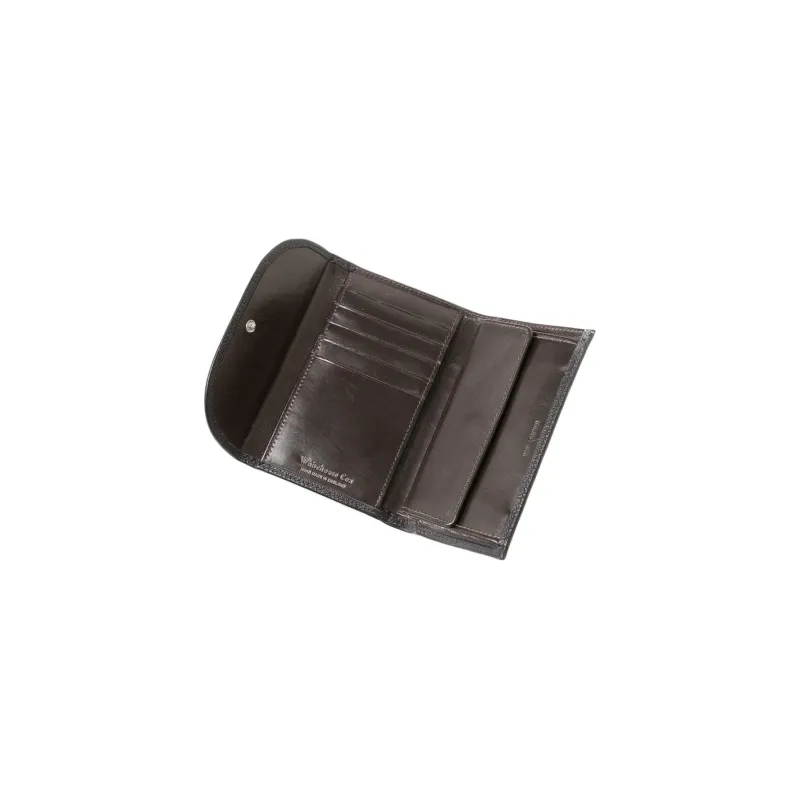 Beams Bridle Collaboration Calfskin Wallet Men's Black/Brown/Marine Blue-2