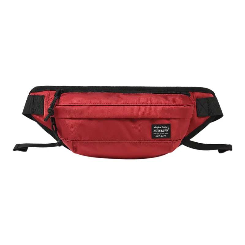 Yohji Kimura Oxford Sling Bag Crossbody Bag Shoulder Bag Small Crossbody Bag Dumpling Bag Regular Unisex Black Red-8