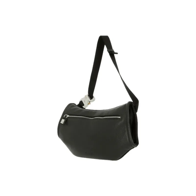 1017 ALYX 9SM Cow Leather With Nylon Shoulder Bag Crossbody Bag Women's Black-1