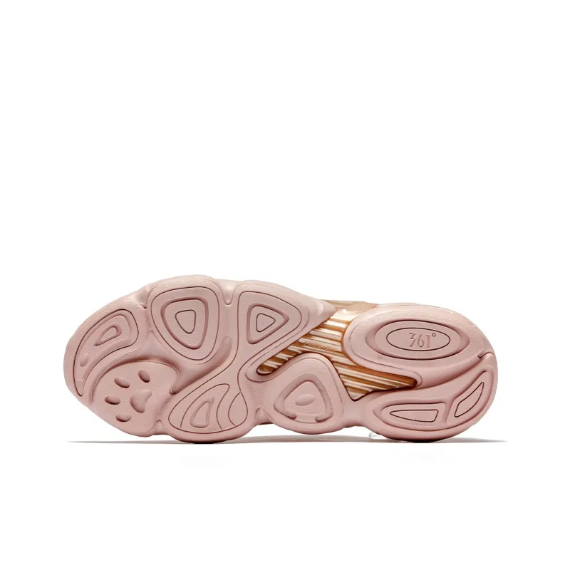 361° Cushioning, Wear Resistant Low Top Casual Shoes Women's Pink-6