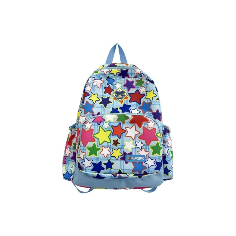 GEERDUN Composite Cloth Backpack Regular Unisex Yellow/Blue-2