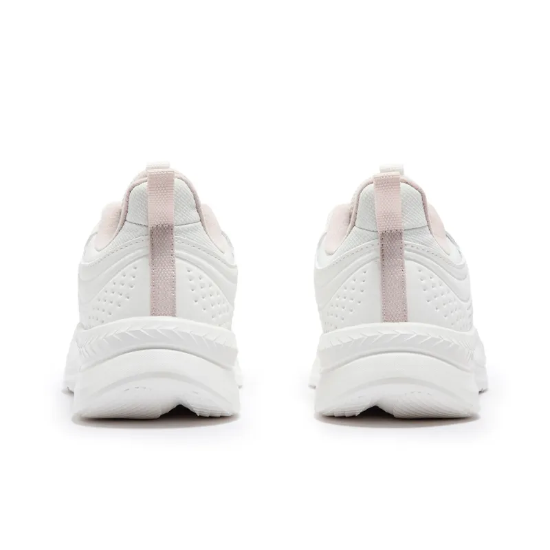 361° Cushioning Wear Resistant Low Top Casual Running Shoes Women's White-5
