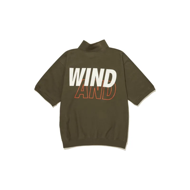 Champion x WIND AND SEA Drop Shoulder Sleeve T-Shirt Unisex Brown-1