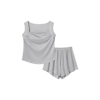 OEING Pajama Set Women's Grandma Gray