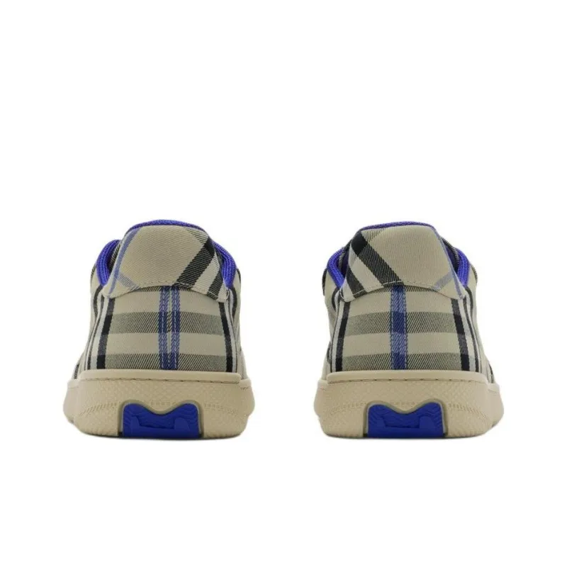 Burberry Terrace Low Top Skateboard Shoes Women's Blue-2