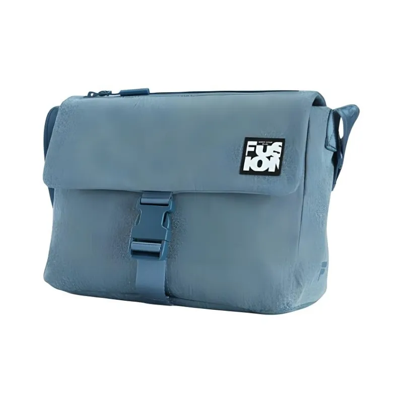 FILA FUSION Fabric Shoulder Bag Crossbody Bag Regular Unisex Denim Blue-2