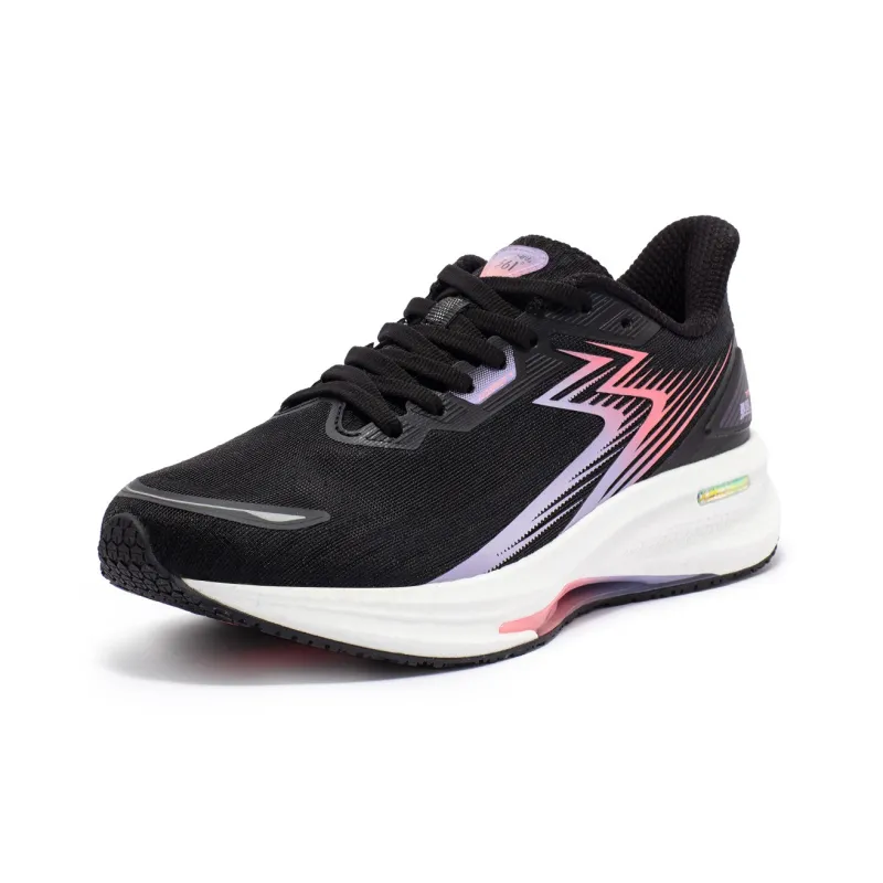 361° Titan CQT Cushioned Wear Resistant Coverage Low Top Casual Running Shoes Women's Black-2