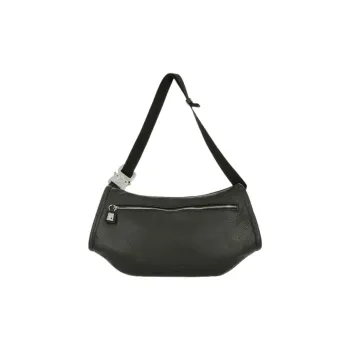 1017 ALYX 9SM Cow Leather With Nylon Shoulder Bag Crossbody Bag Women's Black