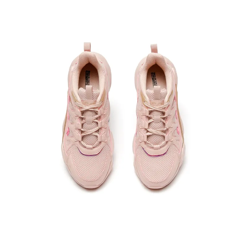 361° Cushioning, Wear Resistant Low Top Casual Shoes Women's Pink-4