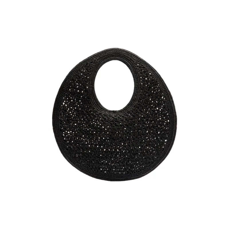 Jacquemus Le Rond Spiaggia Raffia Shoulder Bag-2