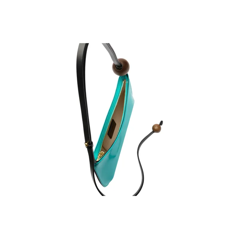 Jacquemus Calfskin Handbag Shoulder Bag Women's Turquoise-4
